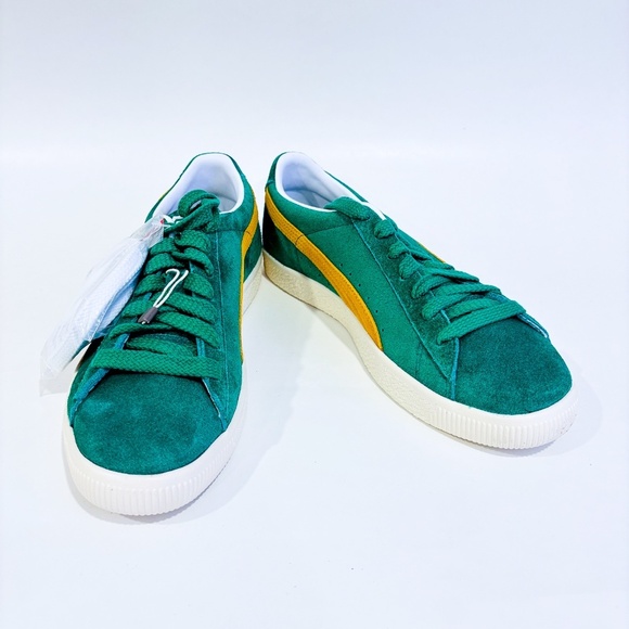 PUMA – Green VGT Team suede sneakers | Retro sport style * - Picture 5 of 11